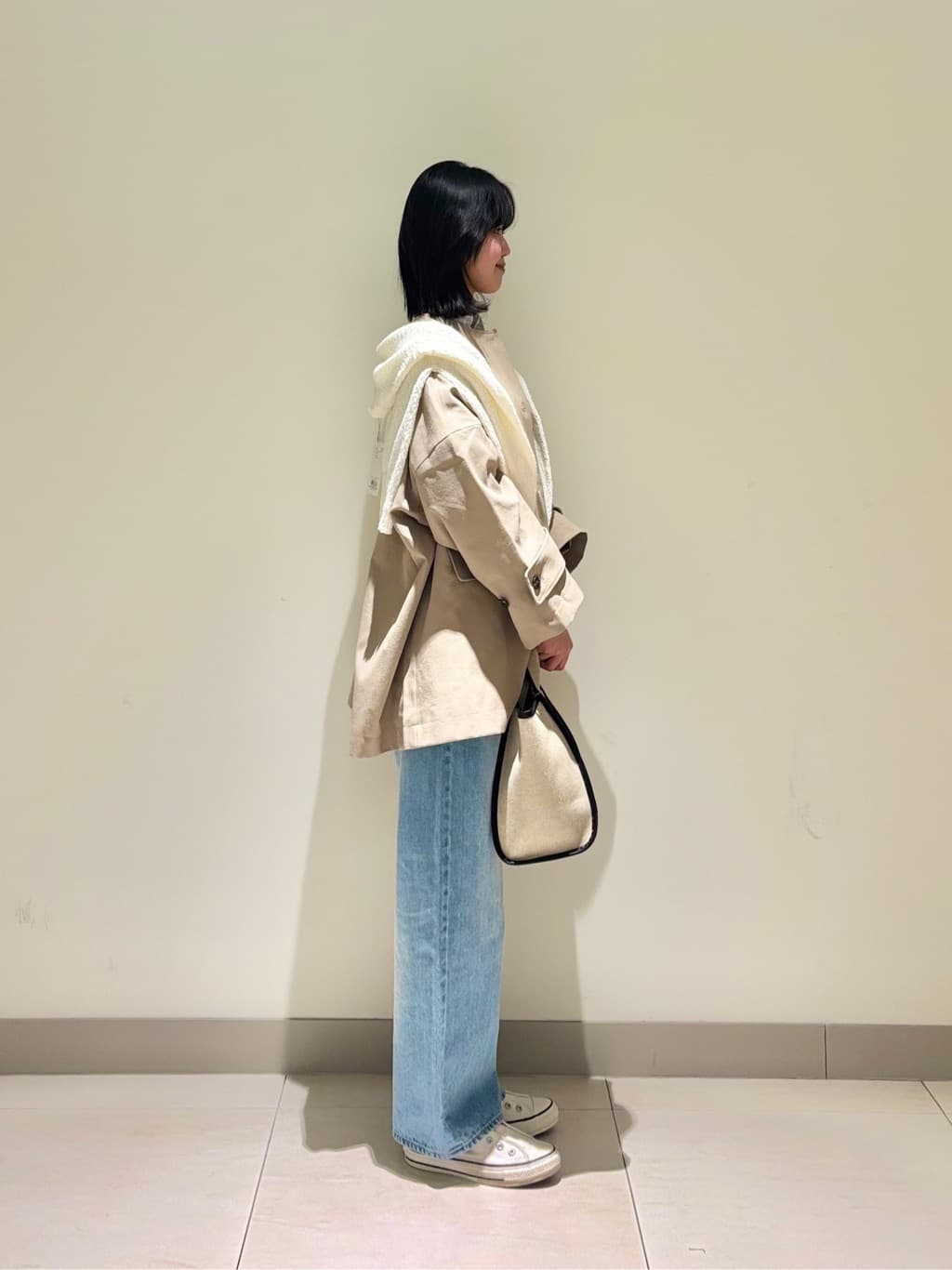 mayuさんの「Dessin｜【洗える】ローゲージコットンニット」を使ったコーディネート