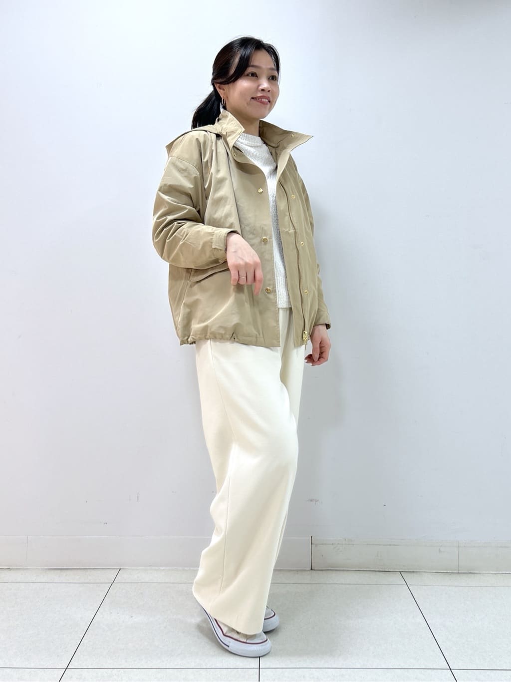 Kaiさんの「Dessin｜【撥水/2WAY】フーディーブルゾン」を使ったコーディネート