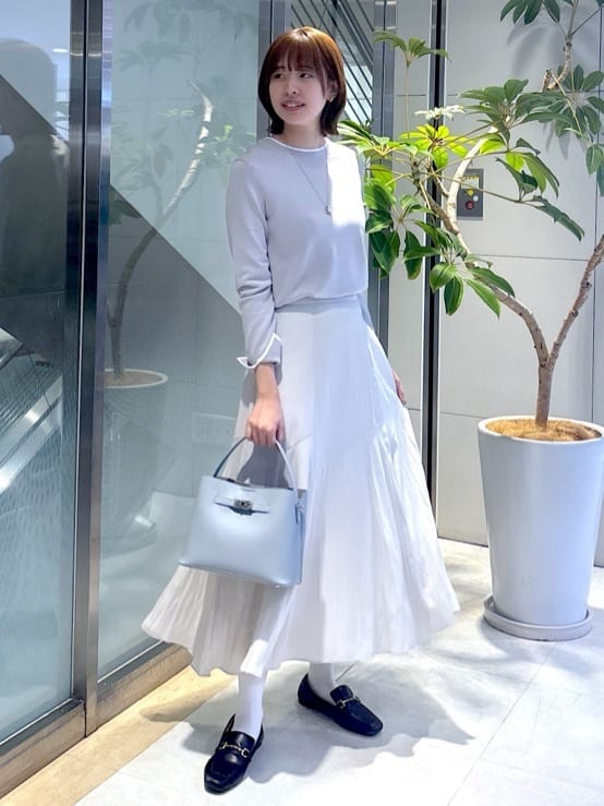 yukaさんの「UNTITLED｜【アンサンブル可/洗える】ウォームスパンニット」を使ったコーディネート