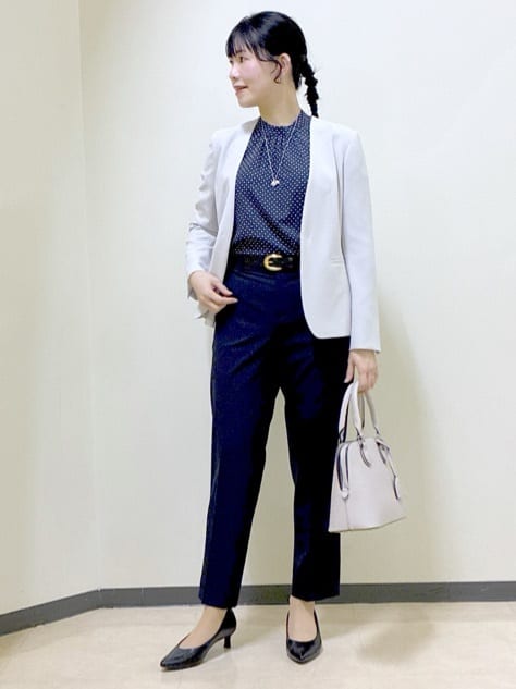  beni_gingerさんの「Reflect｜【SS-4Lサイズ】ドットプリントブラウス」を使ったコーディネート