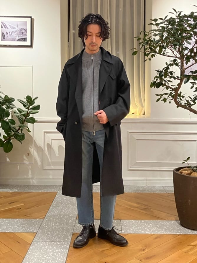junyaさんの「DRESSTERIOR｜◆【Safari5月号掲載】10．6oz コンフォートワイドデニムパンツ」を使ったコーディネート