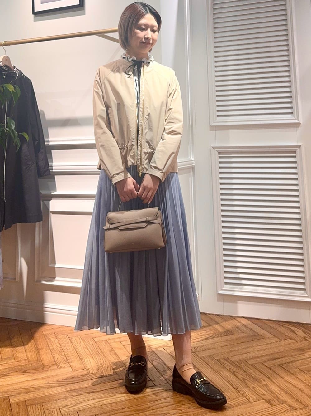 renaさんの「DRESSTERIOR｜◆【otonaMUSE5月号掲載/ウォッシャブル】ボウタイブラウス」を使ったコーディネート