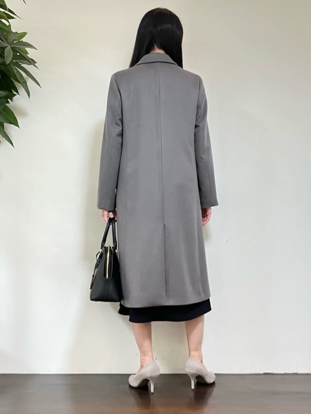 カレンさんの「UNTITLED｜【スタイリッシュ／オンオフ兼用】ウールチェスターコート」を使ったコーディネート