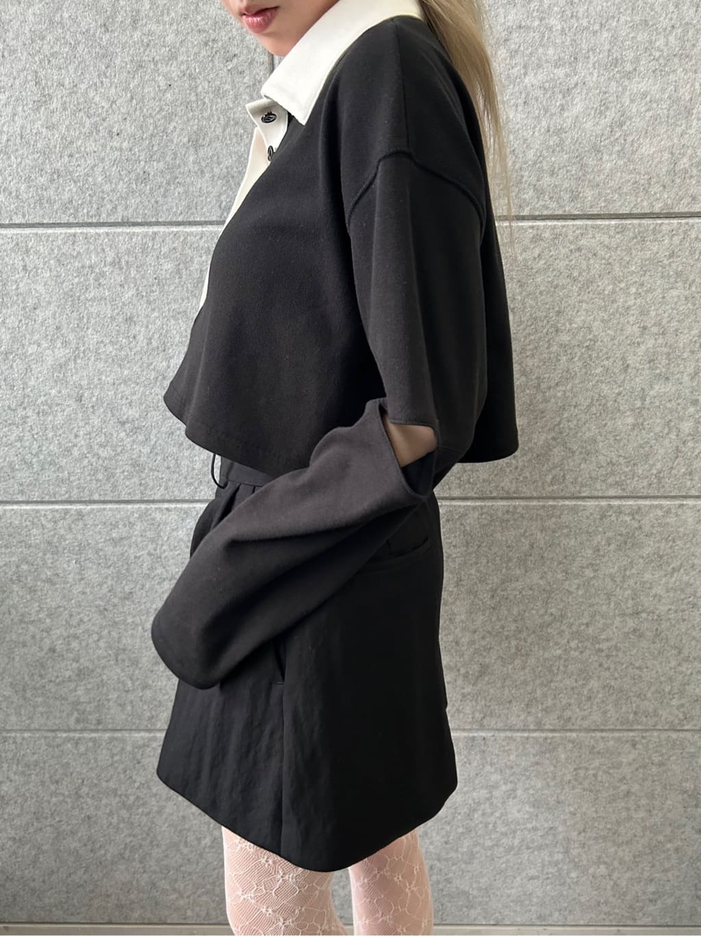 honoka Aさんの「CODE A｜cropped lager tee」を使ったコーディネート