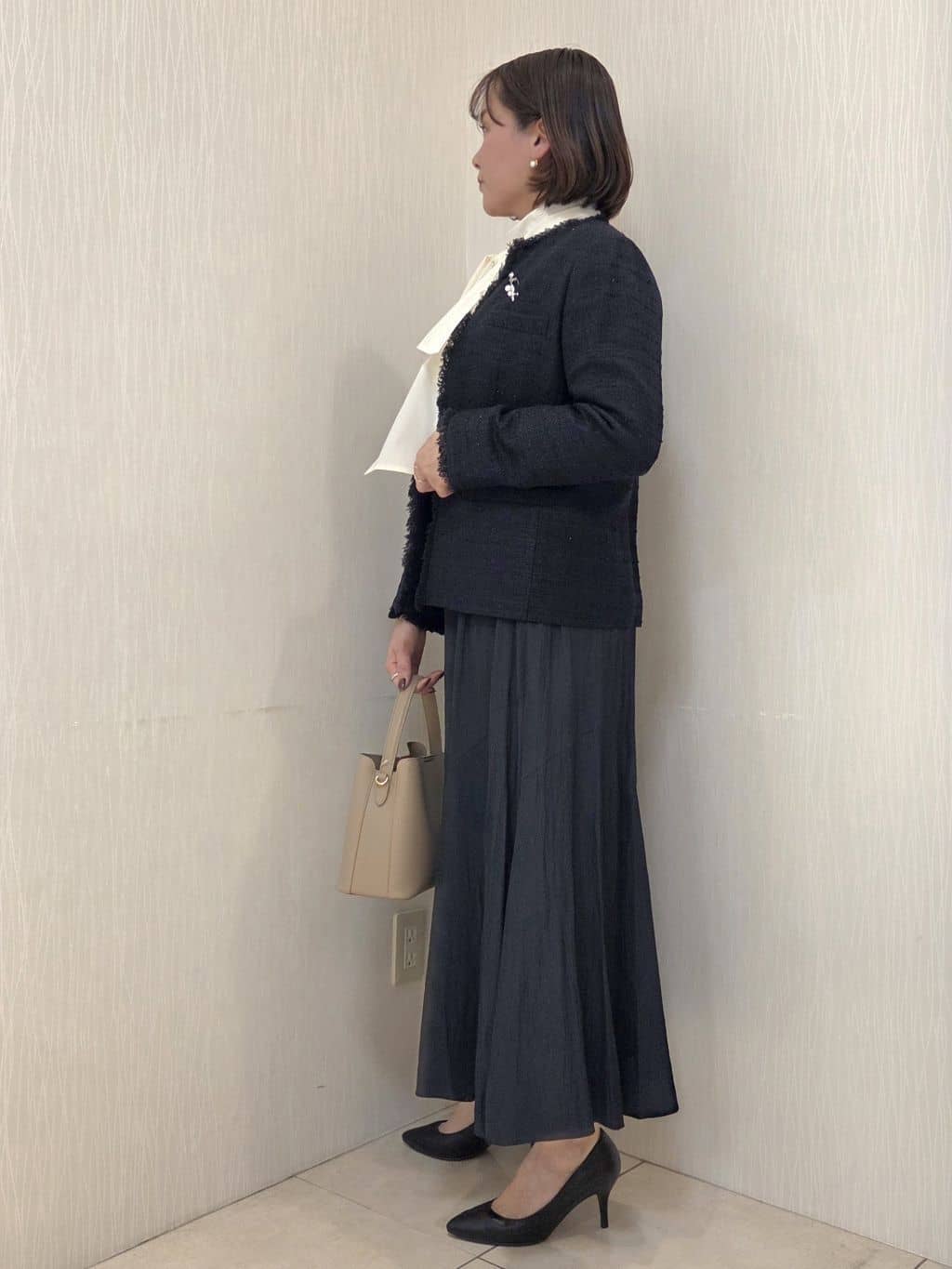 naokoさんの「UNTITLED｜【仕事着/スーツ】ファンシーツイード ジャケット」を使ったコーディネート