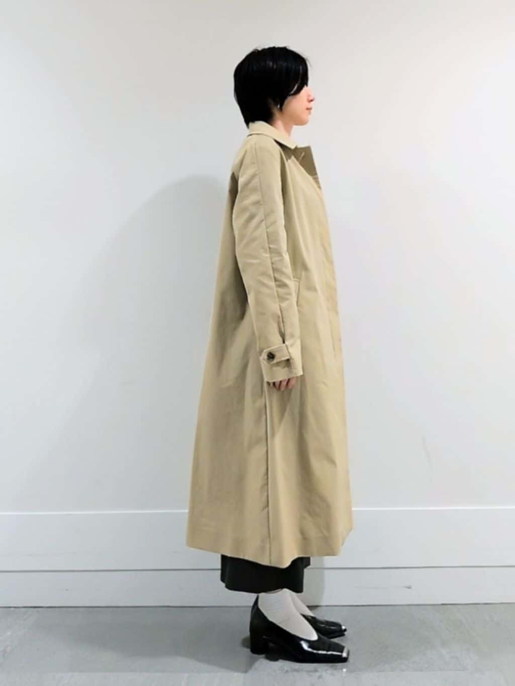 ミズタさんの「UNTITLED｜◆【はっ水/洗える】タスランステンカラーコート」を使ったコーディネート