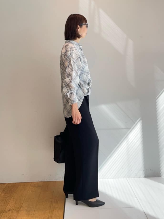 murayamaさんの「INDIVI｜【洗える／多機能／SETUP可】着る日傘ダブルジャケット」を使ったコーディネート