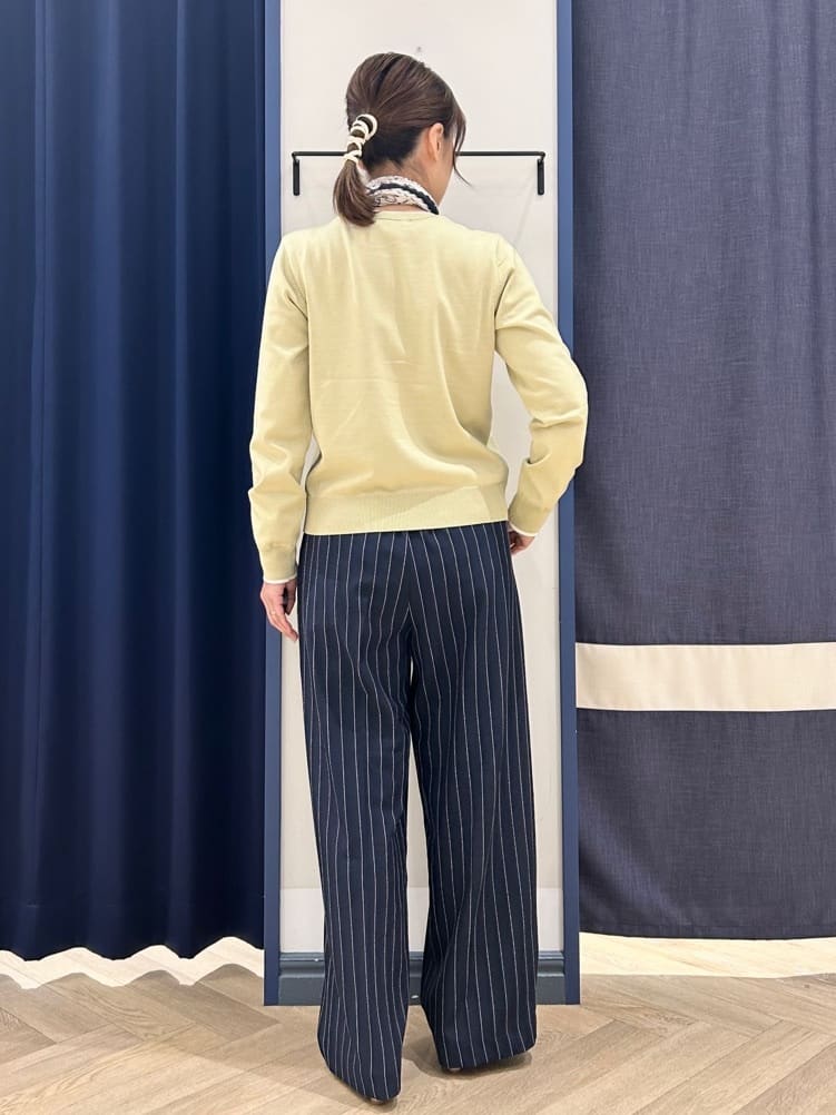 Orikaさんの「grove｜レイヤード風配色カーディガン」を使ったコーディネート