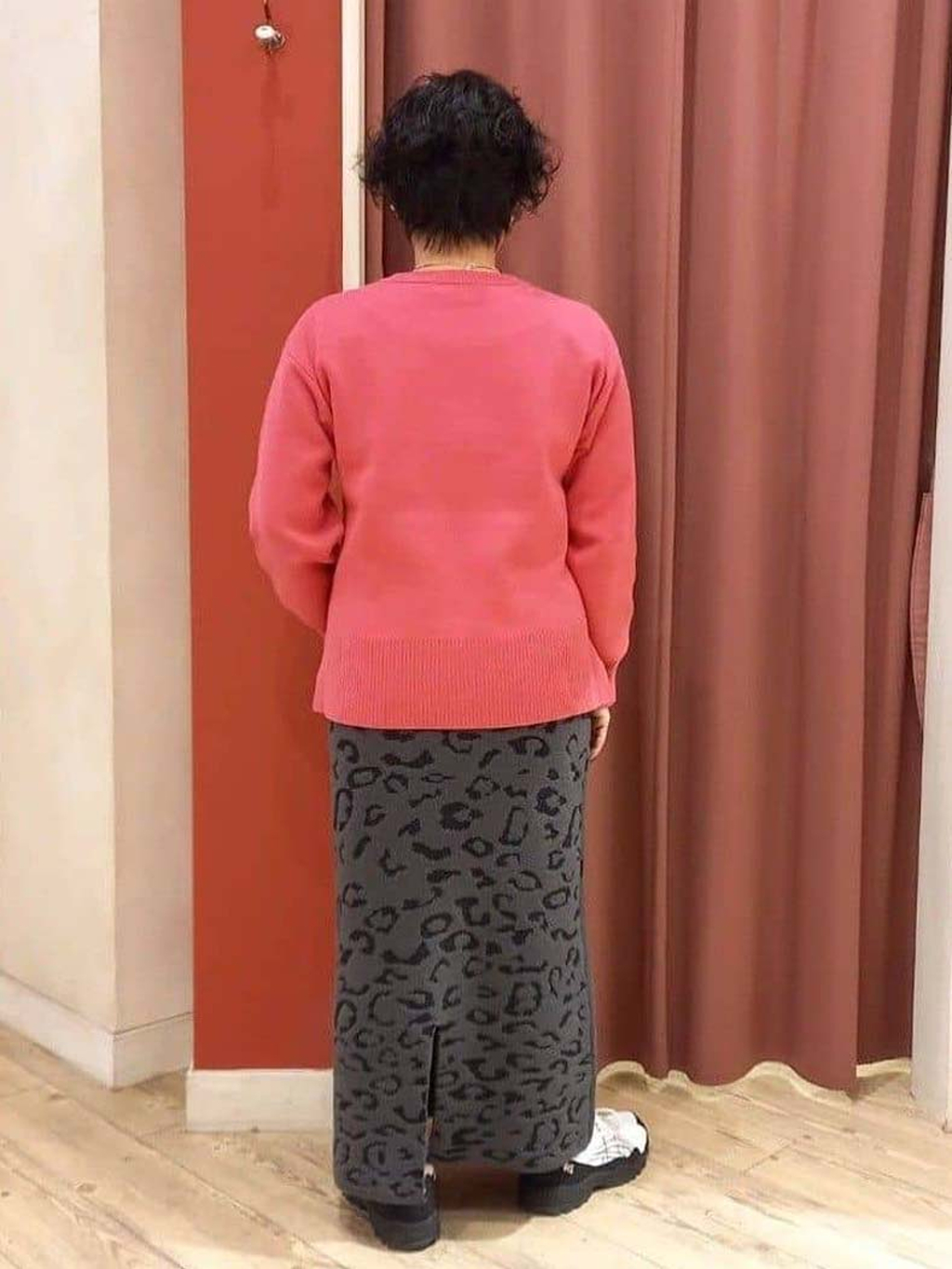 cameさんの「SHOO･LA･RUE｜【S-LL/洗濯機可/体型カバー】大人世代も取り入れやすい スウェットライクニット」を使ったコーディネート