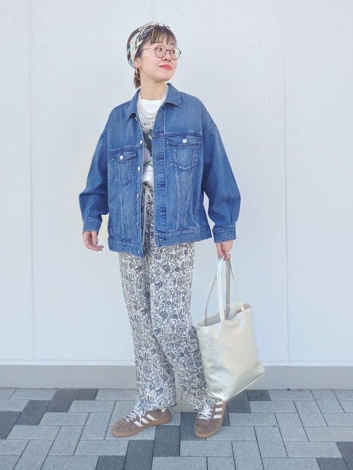 MUTSUKOさんの「UNTITLED｜【Healthy DENIM】別注Bran／デニムジャケット」を使ったコーディネート