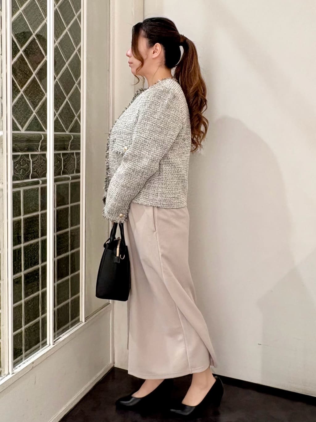 なるみんさんの「grove｜リボンハンドル2WAYトート」を使ったコーディネート