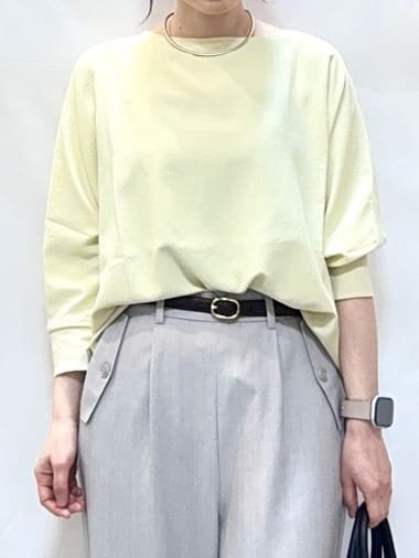 𝐇𝐢𝐫𝐨𝐦𝐢さんの「SHOO･LA･RUE｜【洗濯機可/S-LL】フラップポケットがアクセント ヘリンボーンワイドパンツ」を使ったコーディネート