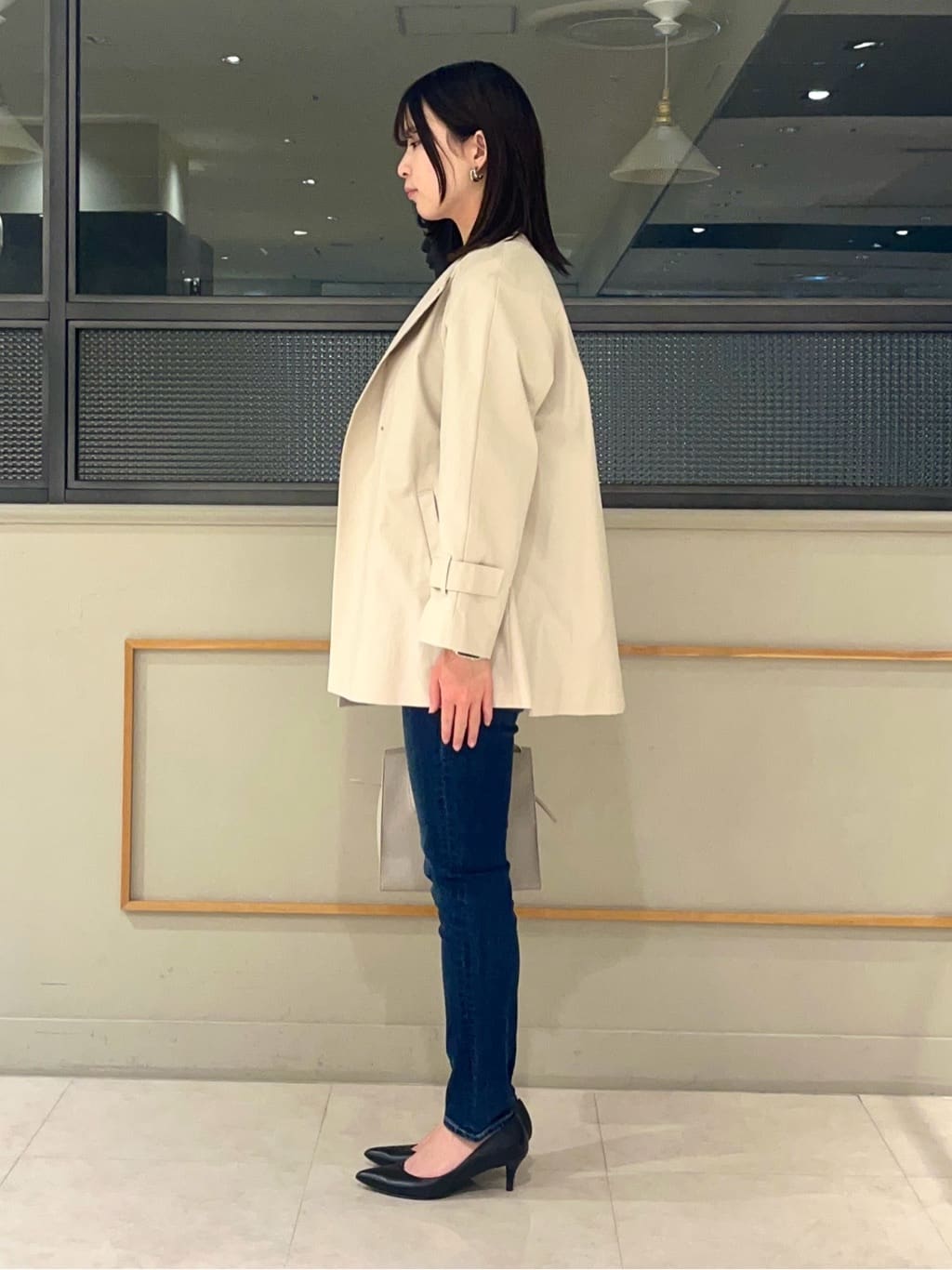 kumiさんの「INDIVI｜【通年活躍！褒められデニム】スキニー デニムパンツ」を使ったコーディネート