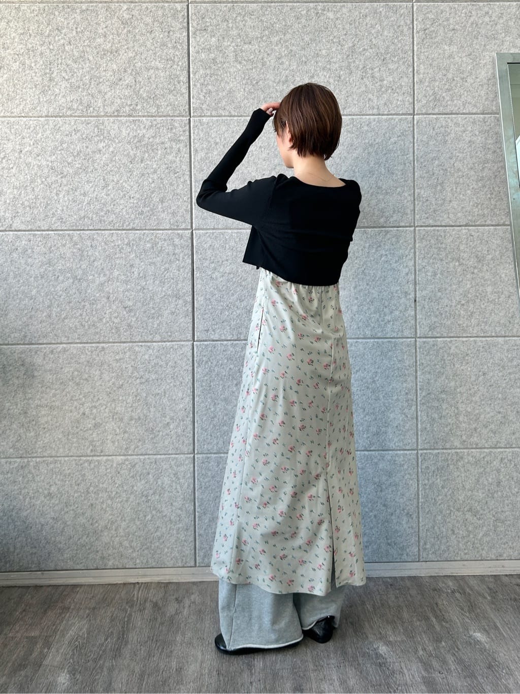 harunaさんの「CODE A｜【Re】ribbon sweat pants」を使ったコーディネート