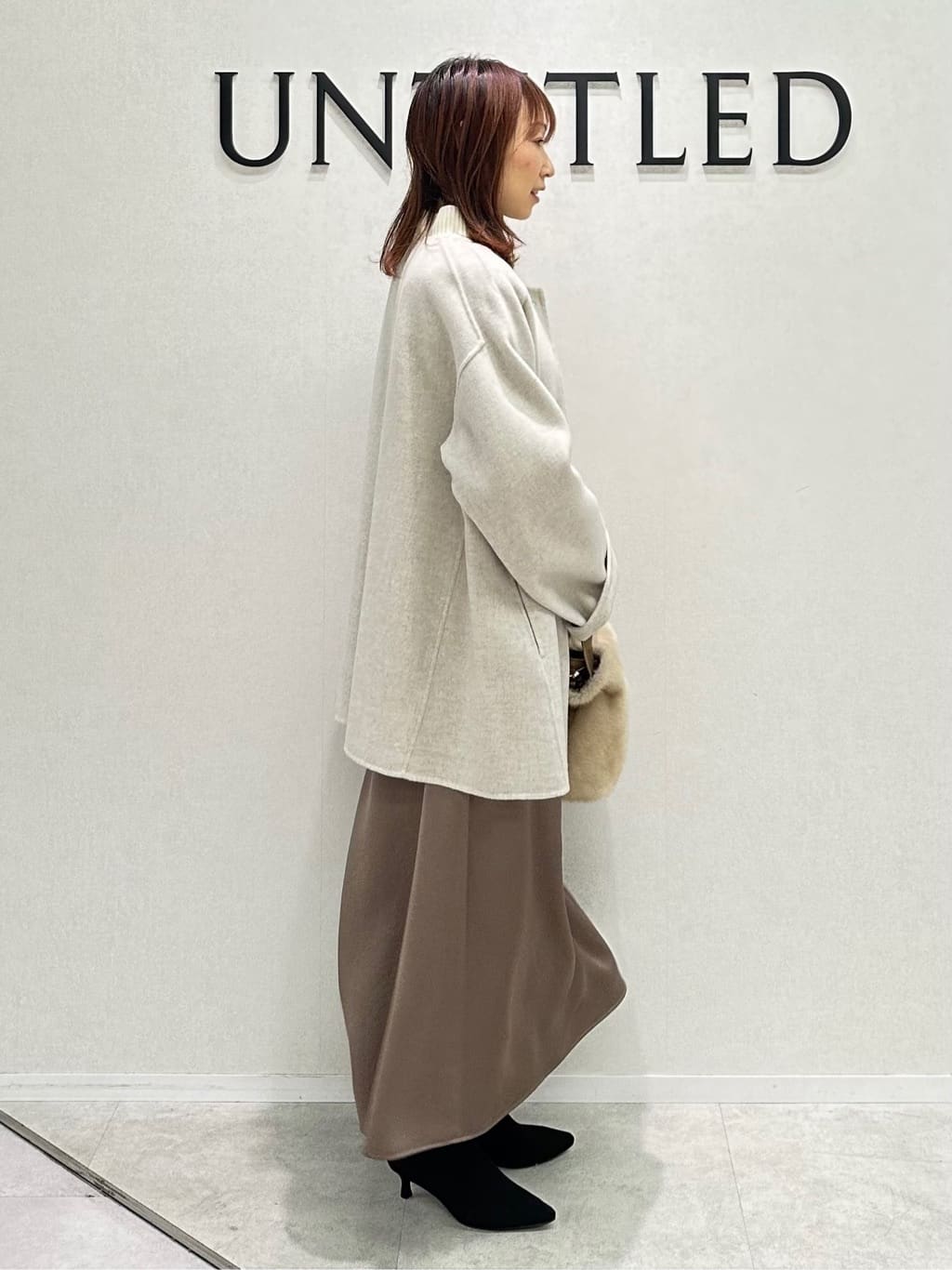 Miwaさんの「UNTITLED｜【ミディ丈/軽やか】セミラグランリバー コート」を使ったコーディネート