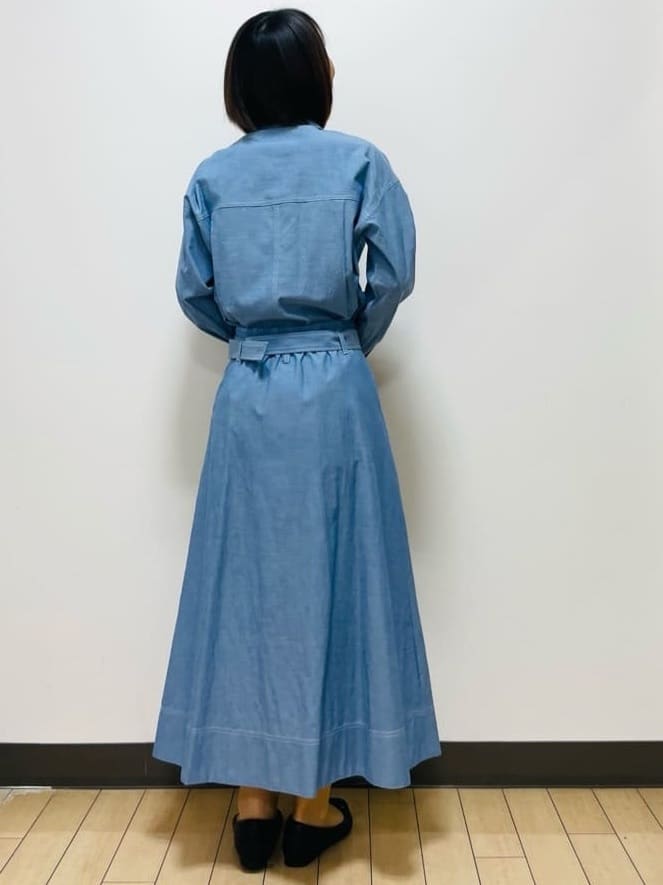 Riiさんの「Reflect｜【羽織にも◎】ダンガリーシャツ」を使ったコーディネート