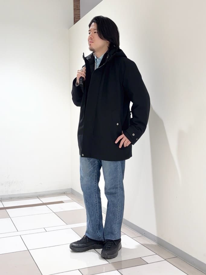 及川さんの「TAKEO KIKUCHI｜【3WAY】ドビー ダウンライナー付ブルゾン」を使ったコーディネート