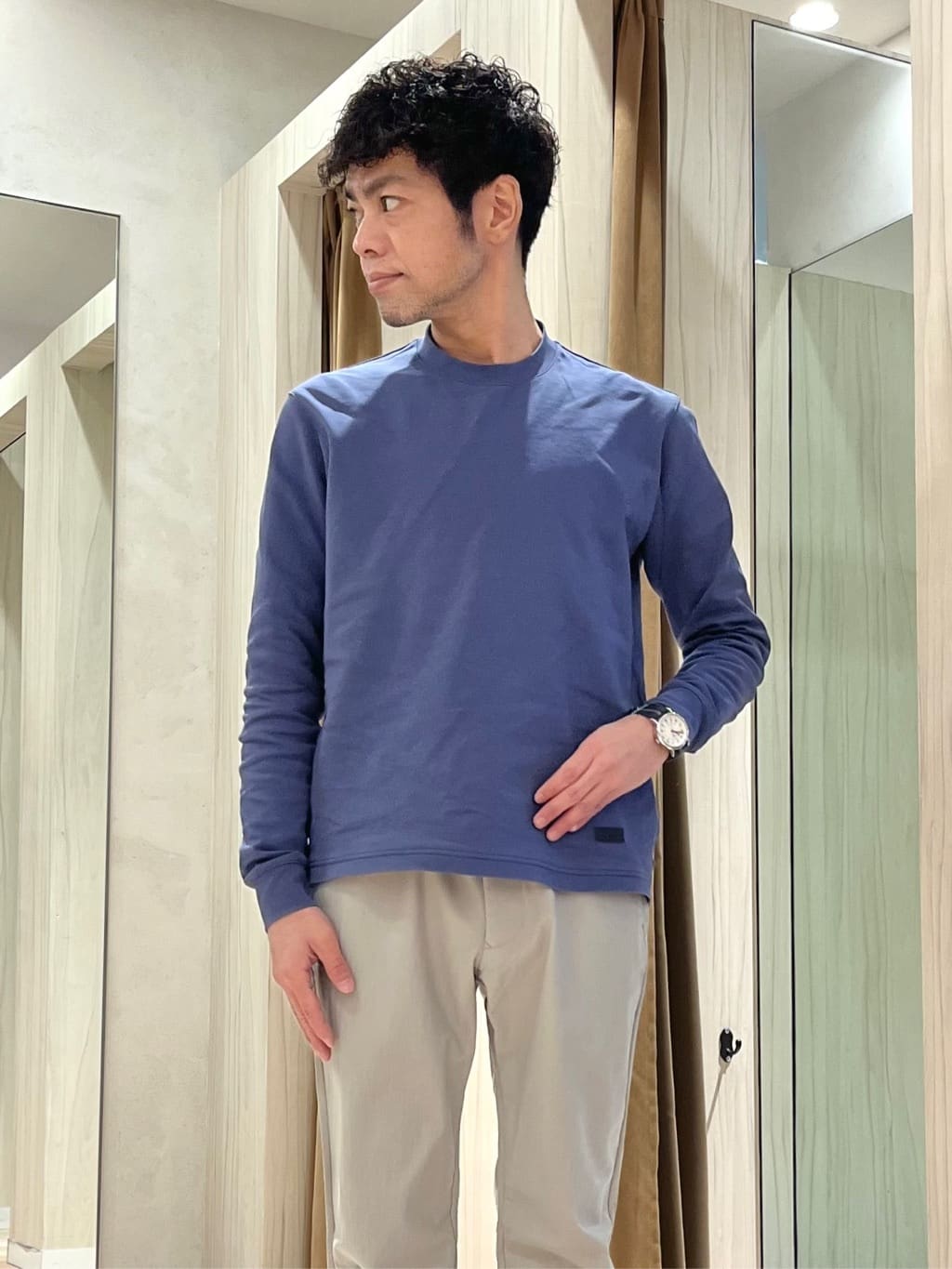 URAさんの「TAKEO KIKUCHI｜ストレッチ テーラードＴシャツ」を使ったコーディネート