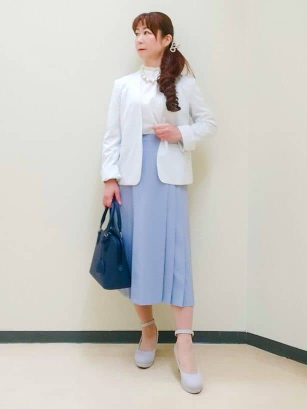 花さんの「Reflect｜【SS-4Lサイズ／UVカット／接触冷感】匠ジャケット／ノーカラー」を使ったコーディネート