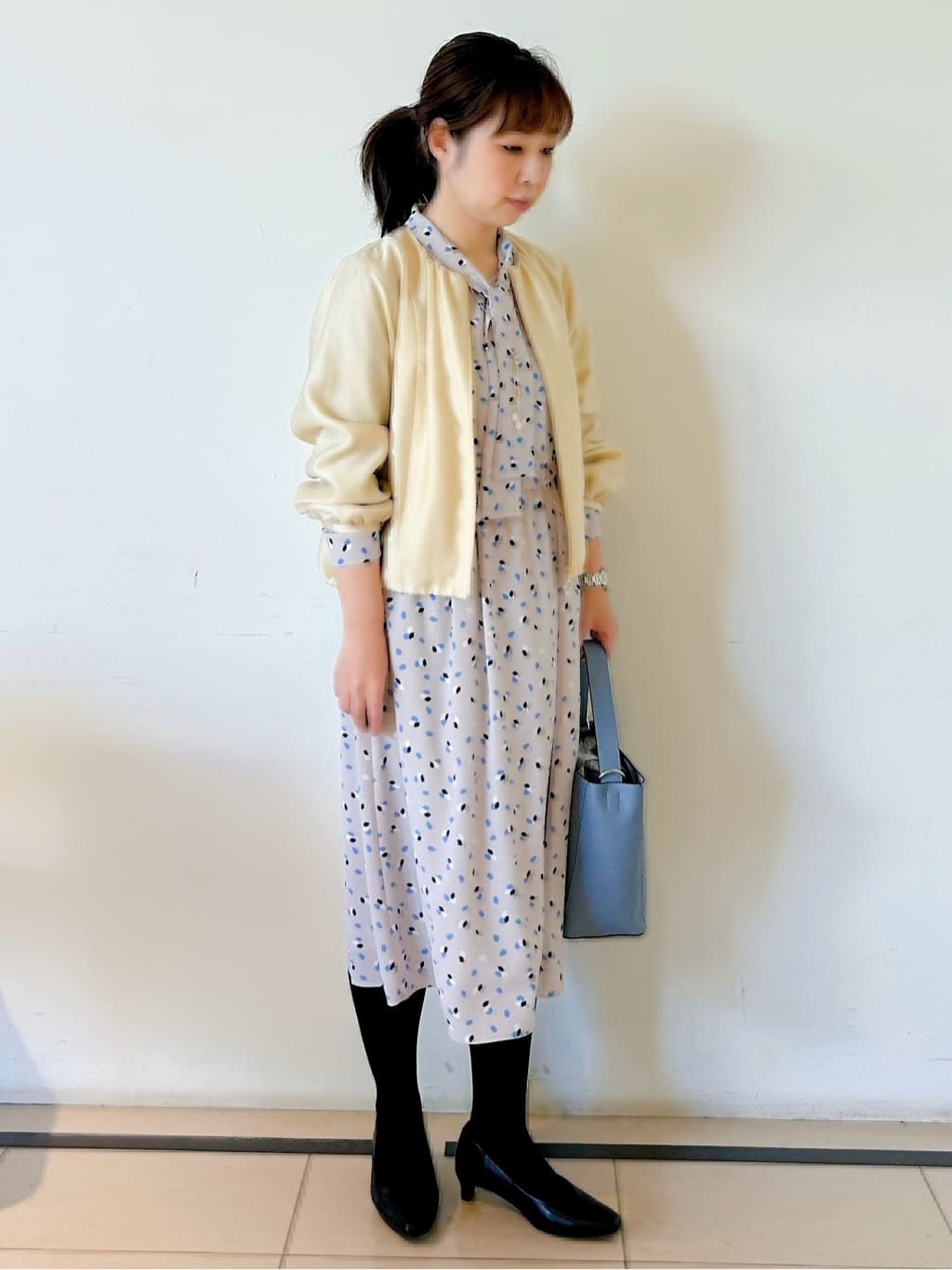 ひーさんの「Reflect｜【ライトアウター／ゆったり羽織れる／気軽な羽織りに◎】ライトブルゾン」を使ったコーディネート