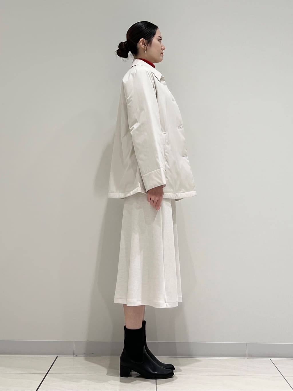 T.Kさんの「INDIVI｜【洗える／毛玉になりにくい】エクストラファインウール リブタートルニット」を使ったコーディネート