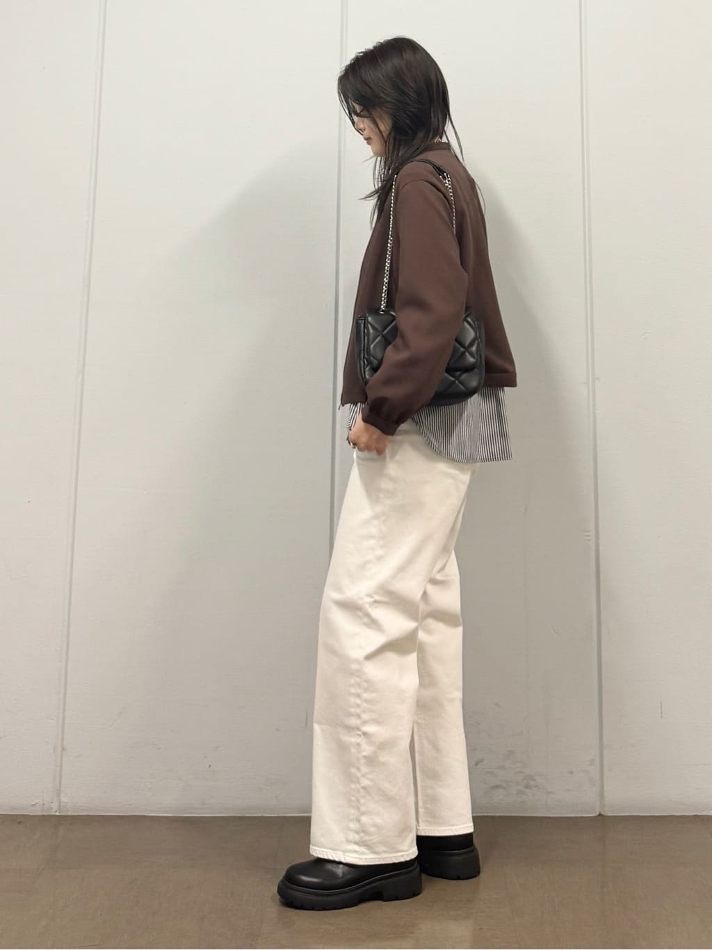 mizukiさんの「INDIVI｜【洗える／UVケア／吸汗速乾】ジョーゼットライトブルゾン」を使ったコーディネート