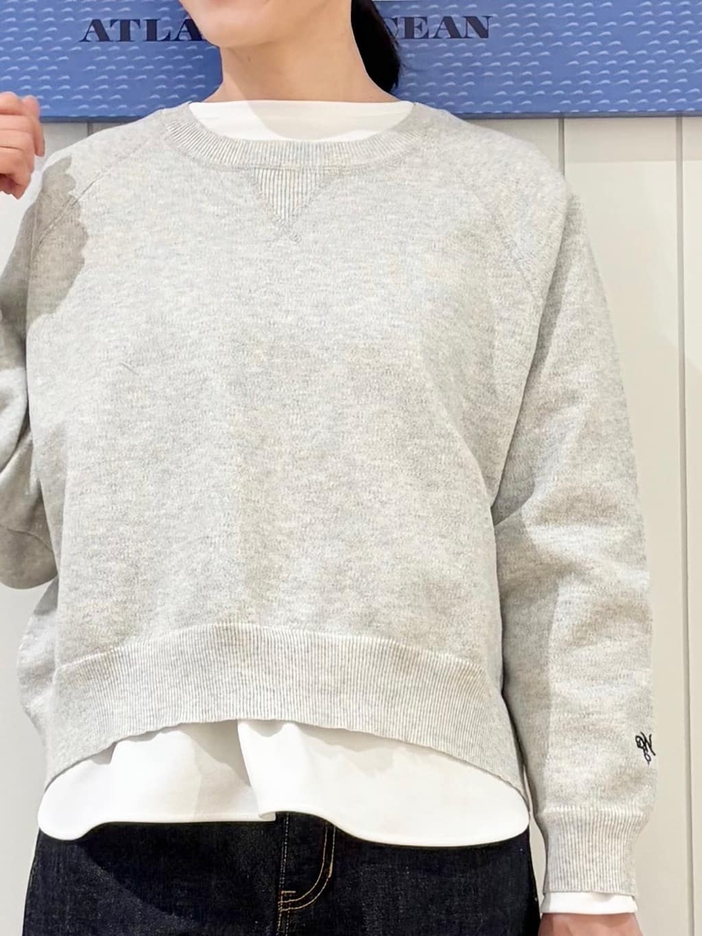 uwatokoさんの「Dessin｜【洗える】スウェットライクニット」を使ったコーディネート