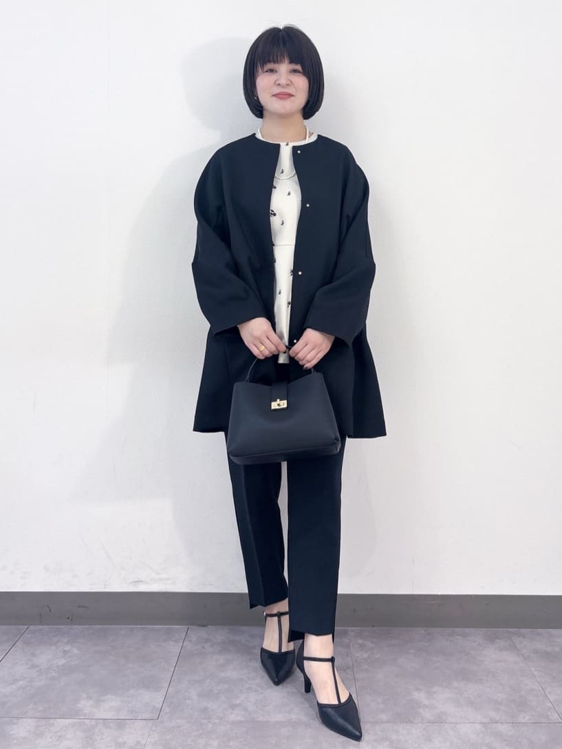 misaさんの「OPAQUE.CLIP｜フォルムスリーブミドルコート【洗濯機OK】」を使ったコーディネート