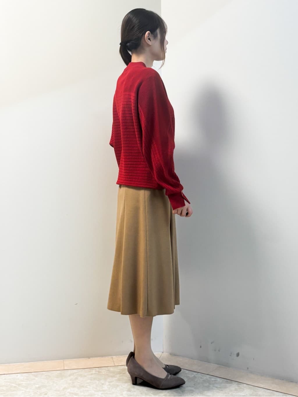 Sawaさんの「Reflect｜【SS-4Lサイズ／衿が顔に当たらない◎】スタンドネックミドルコート」を使ったコーディネート