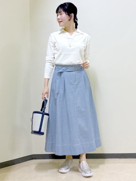  beni_gingerさんの「Reflect｜【羽織にも◎】ダンガリーシャツ」を使ったコーディネート