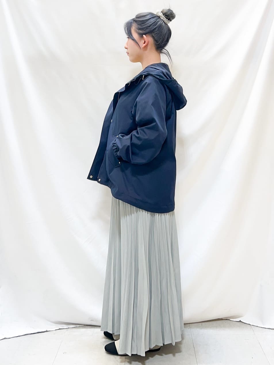 reonさんの「SHOO･LA･RUE｜【洗濯機可/S-LL/アンサンブル可】すっきりと好印象 配色クルーネックニット」を使ったコーディネート