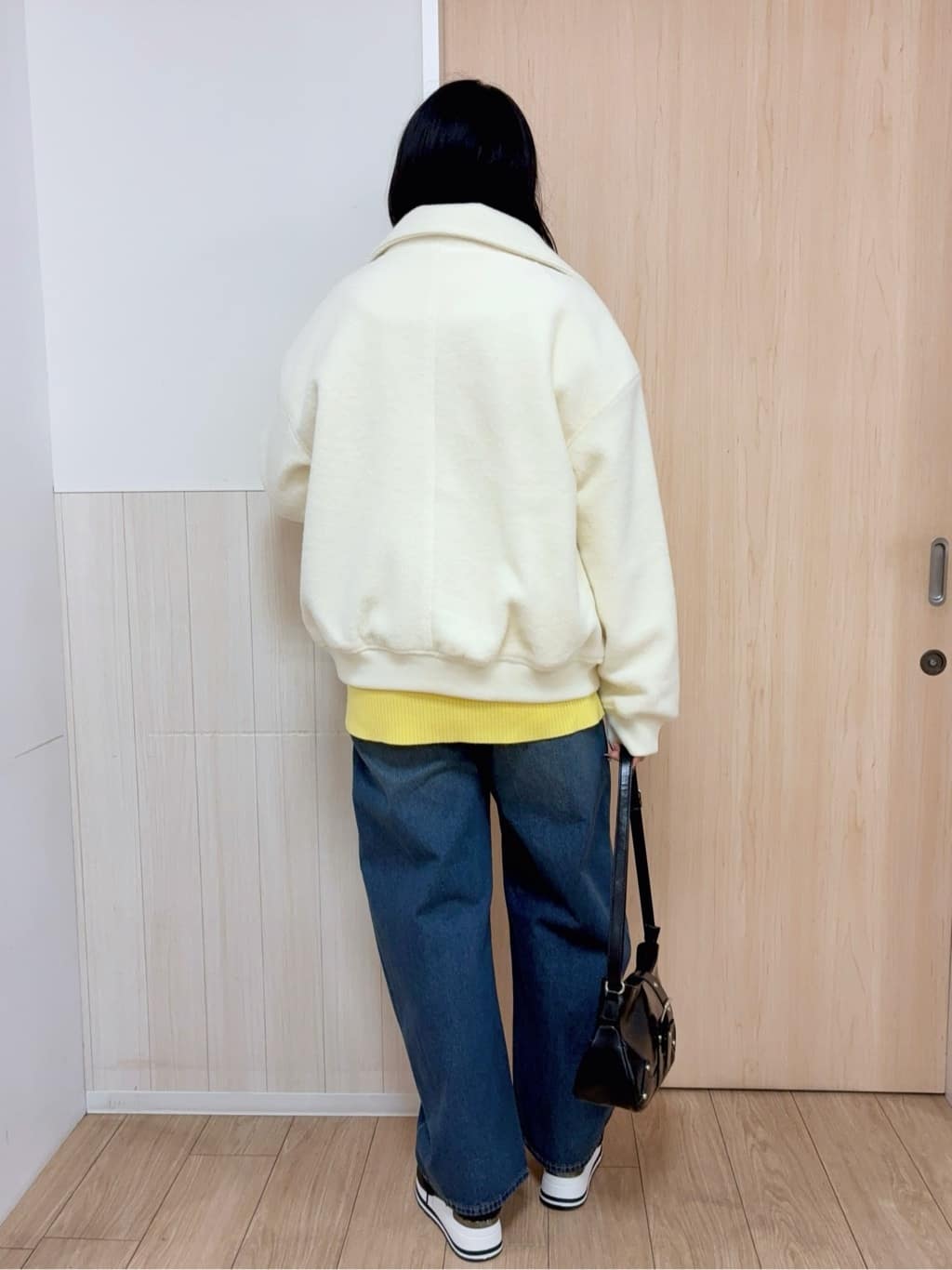 nanaseさんの「SHOO･LA･RUE｜【S-LL】軽くてふんわりあたたかい スライバージャケット」を使ったコーディネート