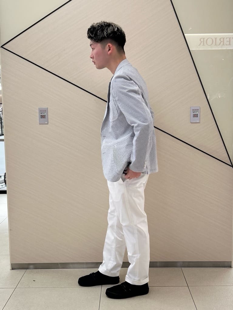 千葉亮太さんの「DRESSTERIOR｜【干場義雅&times;DRESSTERIOR/ウォッシャブル】コットントラウザーズ」を使ったコーディネート