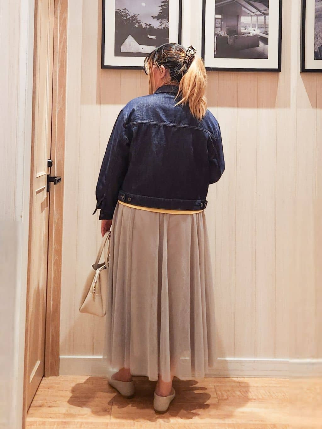 れーやんさんの「SHOO･LA･RUE｜【SHOO・LA・RUE DENIM】羽織るだけでこなれる　オーバーサイズデニムジャケット」を使ったコーディネート