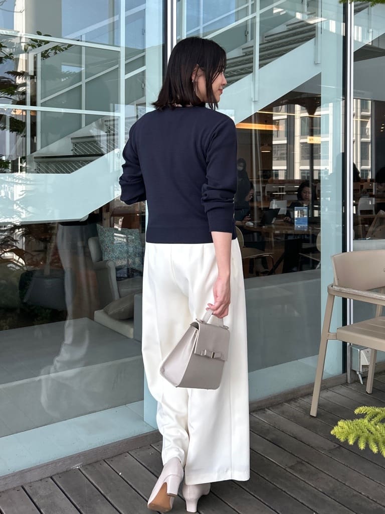 shinoさんの「Couture brooch｜【洗える】コードレース カーディガン」を使ったコーディネート