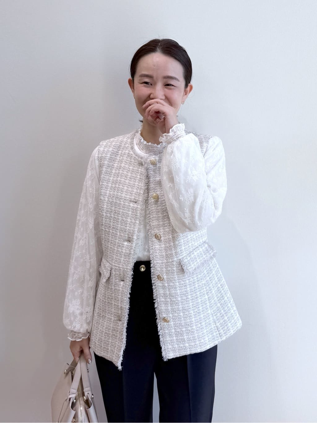 そねなおさんの「index｜撥水トレンチコート【洗濯機OK／花粉対応】《XS～3L》」を使ったコーディネート