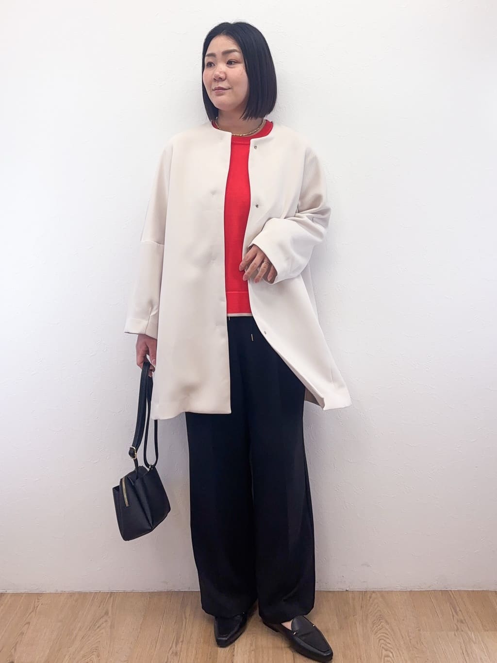 Takeさんの「OPAQUE.CLIP｜フォルムスリーブミドルコート【洗濯機OK】」を使ったコーディネート