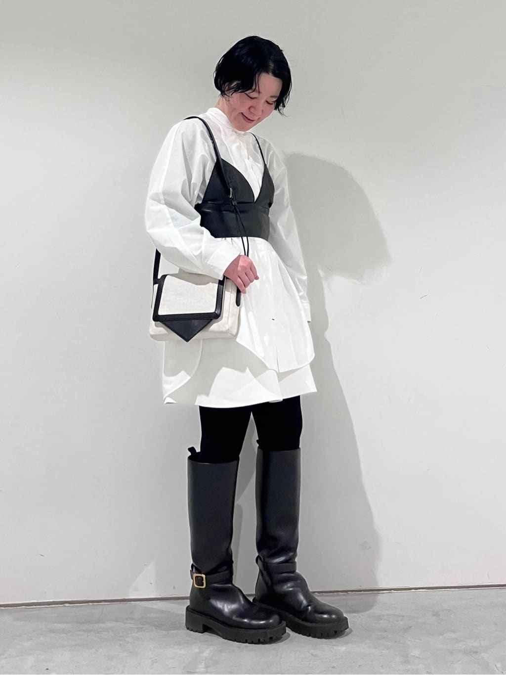 Cさんの「HIROKO HAYASHI｜TRIS（トリス）ショルダーバッグS」を使ったコーディネート