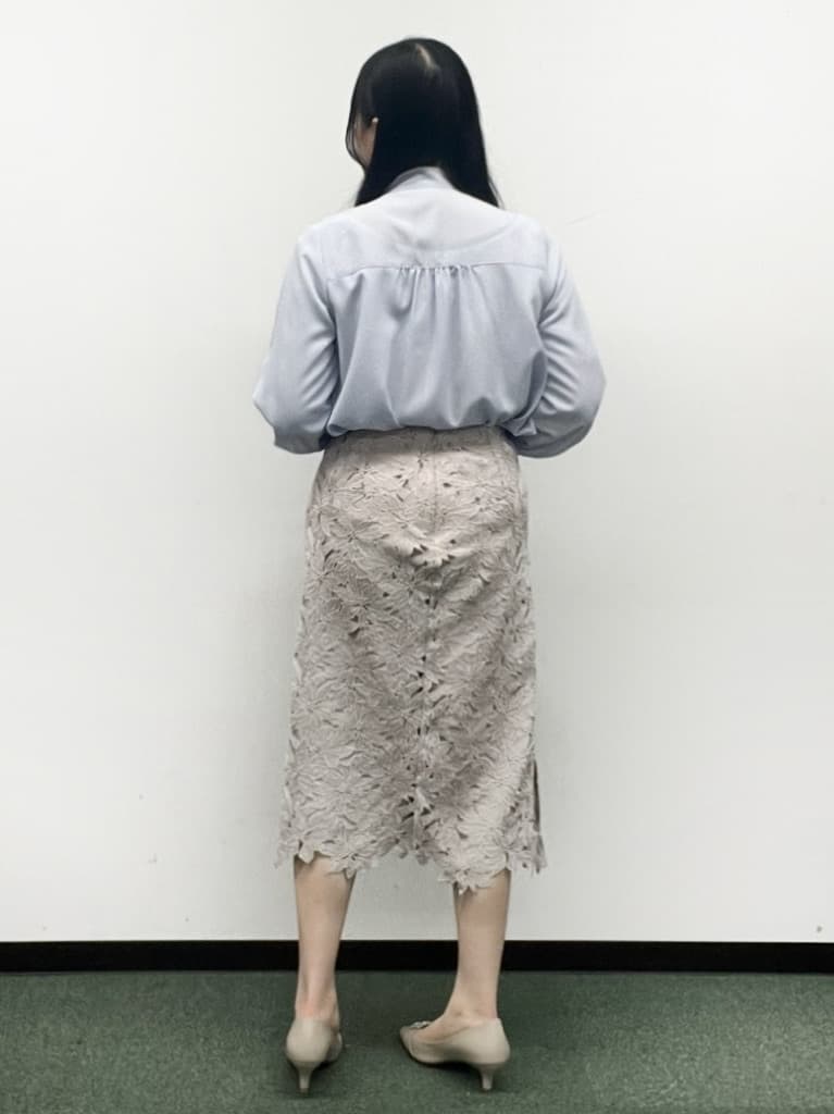 Hitomiさんの「index｜アシンメトリーレイヤードボウタイブラウス【洗濯機OK／イージーアイロン／防シワ】《XS～3L》」を使ったコーディネート