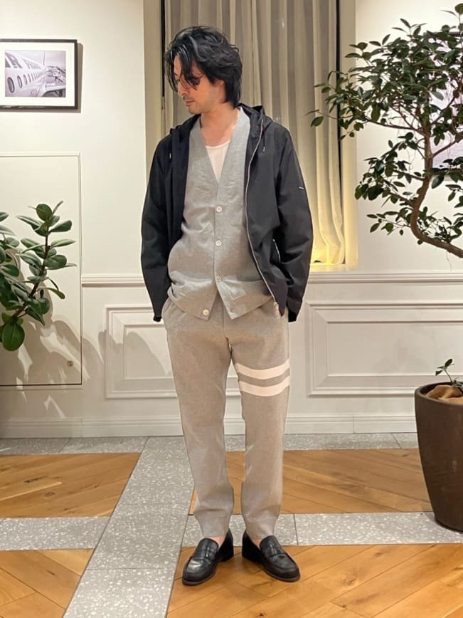 junyaさんの「DRESSTERIOR｜【撥水/透湿素材/ウォッシャブル】LIMONTA ハイスペックパーカー」を使ったコーディネート