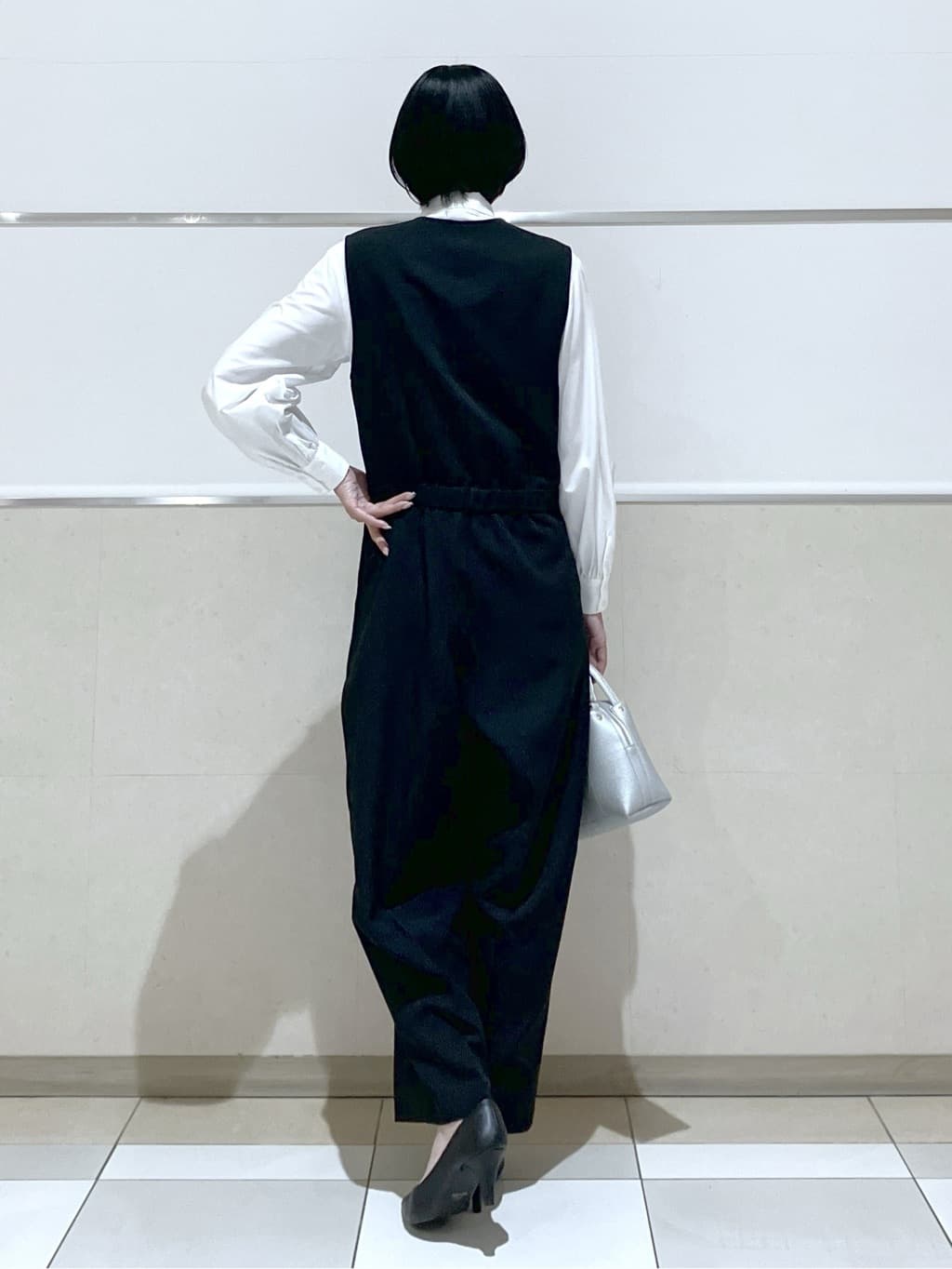 eriko さんの「Dessin｜【洗える】セットアップ風ジレオールインワン」を使ったコーディネート