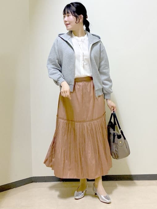  beni_gingerさんの「Reflect｜【ゆったり着られる◎】バンドカラーシャツブラウス」を使ったコーディネート