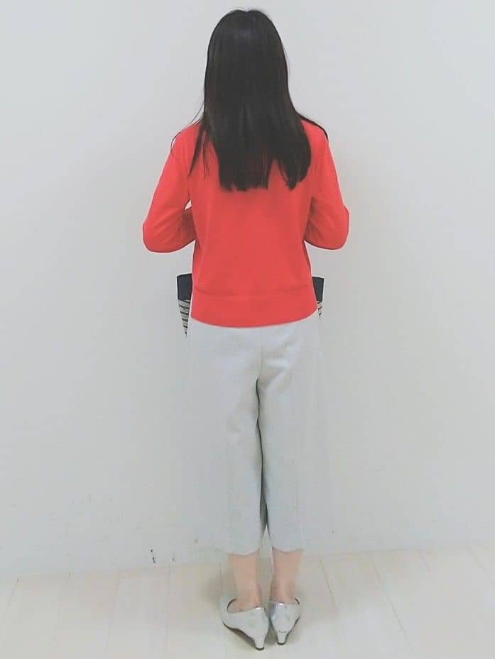 SANAさんの「Reflect｜リネンライクワイドミディパンツ」を使ったコーディネート