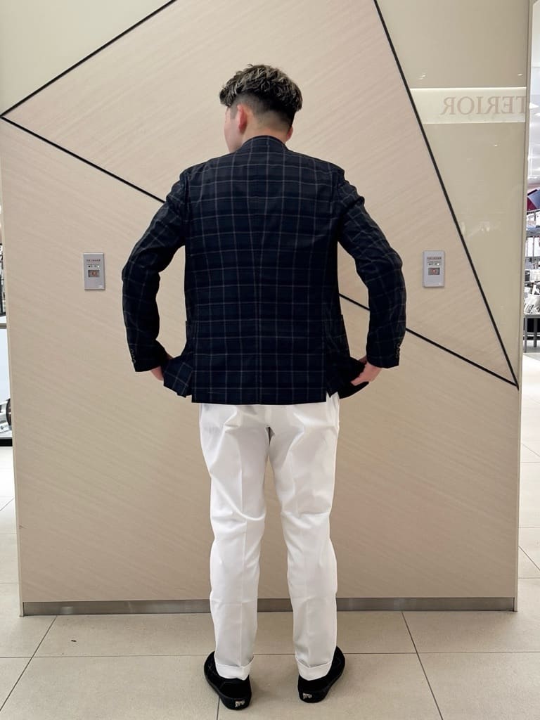 千葉亮太さんの「DRESSTERIOR｜【干場義雅&times;DRESSTERIOR/ウォッシャブル】コットントラウザーズ」を使ったコーディネート