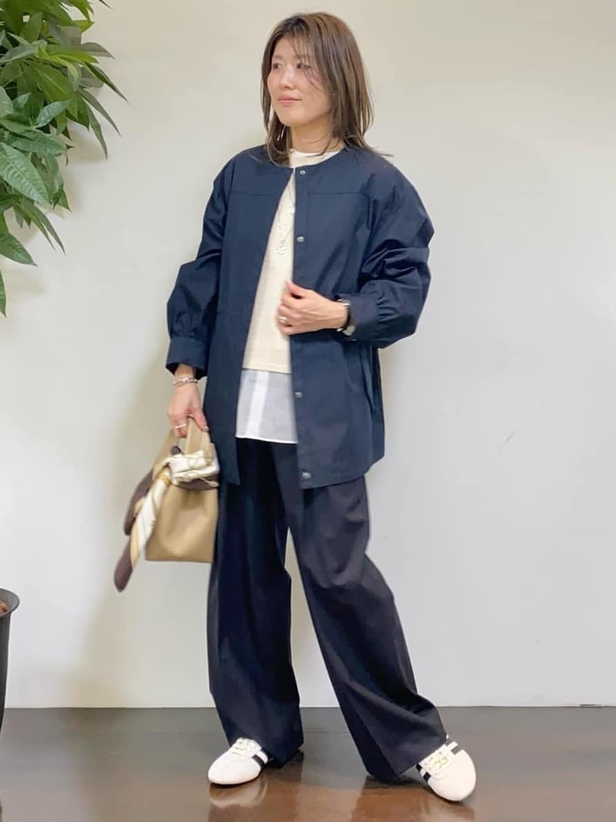 tomoさんの「UNTITLED｜◆【洗える/光沢感】ファンシーヤーンニット」を使ったコーディネート