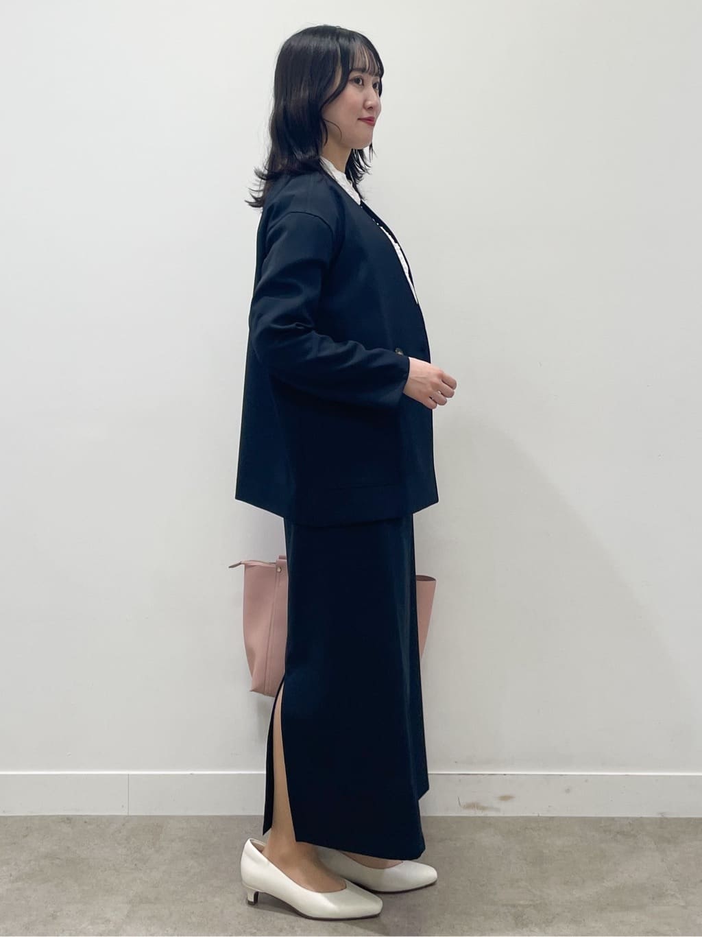 yukariさんの「Reflect｜【単品使い◎】ジャケット＋ナロースカートセット」を使ったコーディネート