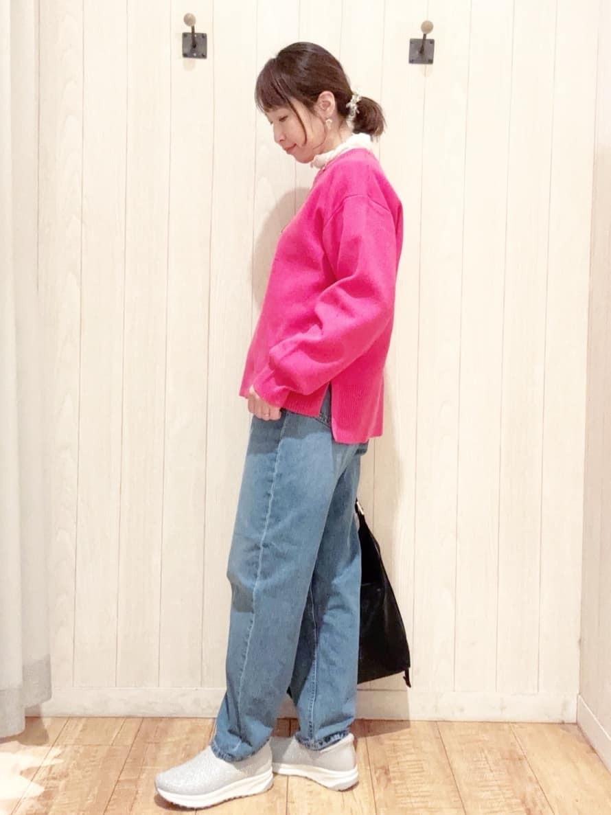 あいこさんの「SHOO･LA･RUE｜【S-LL/洗濯機可/体型カバー】大人世代も取り入れやすい スウェットライクニット」を使ったコーディネート