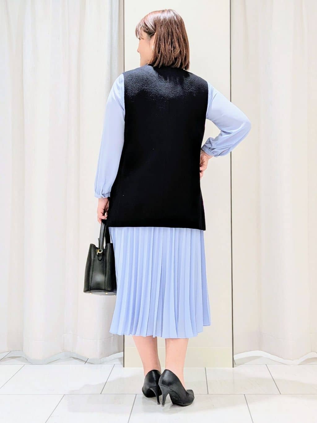 Onumaさんの「UNTITLED｜【オンオフ使える】スラブツイード ジレ」を使ったコーディネート