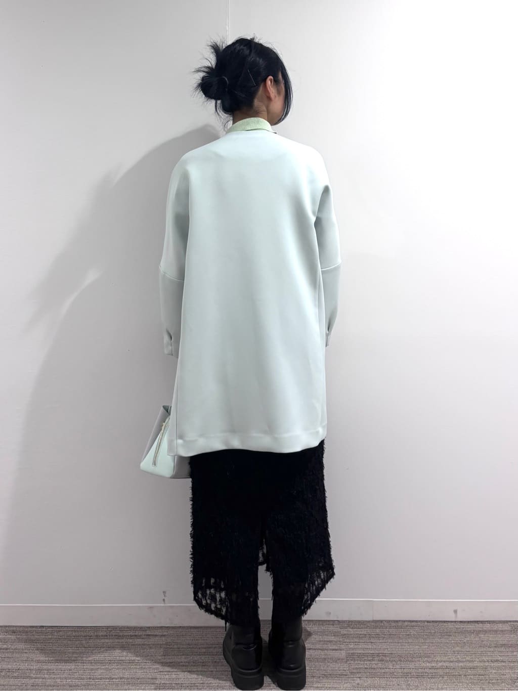 Ricoさんの「OPAQUE.CLIP｜フリンジジャカードナロースカート【洗濯機OK】」を使ったコーディネート
