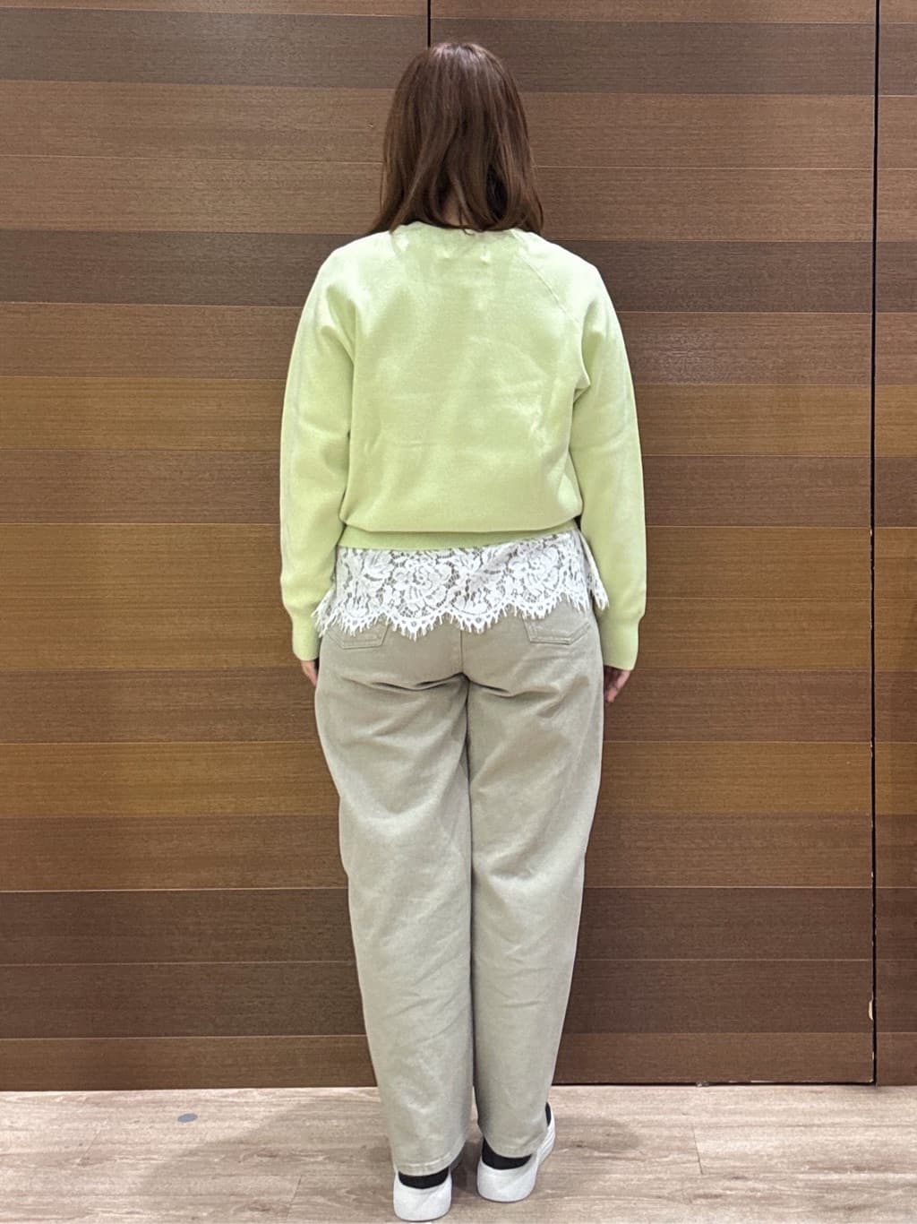 yumeさんの「OPAQUE.CLIP｜スウェットライクニット【洗濯機OK】」を使ったコーディネート